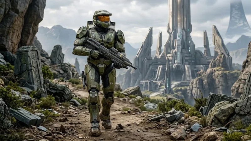 Cinematic Sci-Fi Warrior wallpaper preview