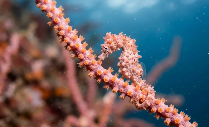 Coral Hideaway Seahorse Underwater Wallpaper wallpaper preview
