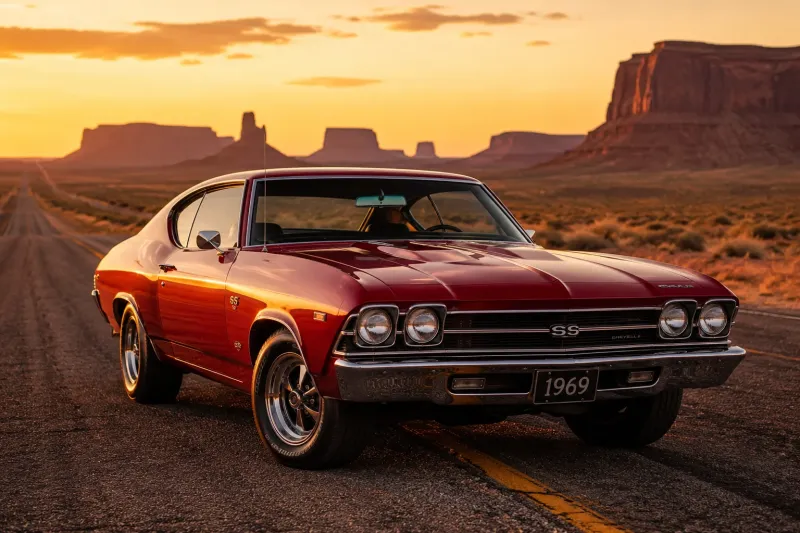 Desert Cruiser Classic Car Wallpaper wallpaper preview