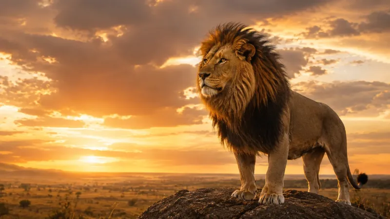 King of the African Savanna wallpaper preview