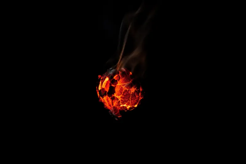 Last Ember AMOLED Dark Wallpaper wallpaper preview