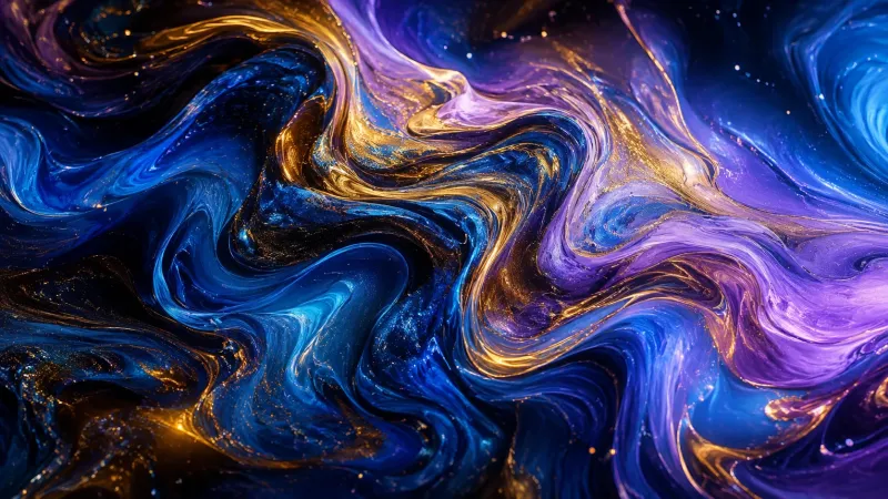 Liquid Marble Dreams – Abstract Fluid Art Wallpaper wallpaper preview