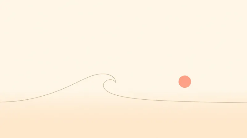 Minimal Ocean Wave Wallpaper wallpaper preview