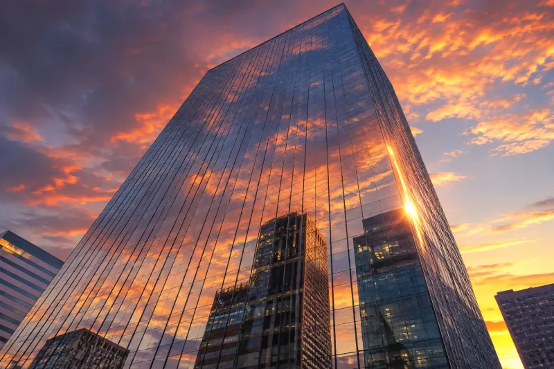Mirror Sky Glass Skyscraper Architecture Wallpaper wallpaper preview