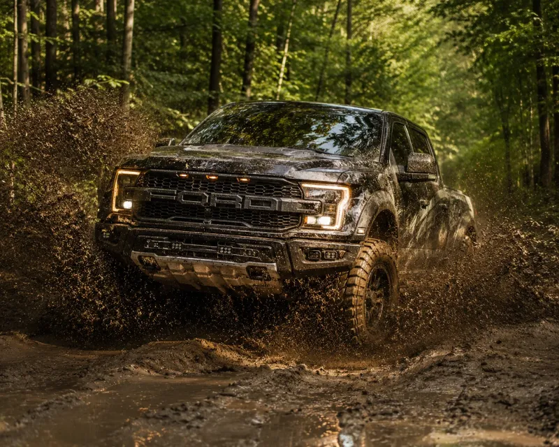 Mud Run Off-Road Truck Wallpaper wallpaper preview