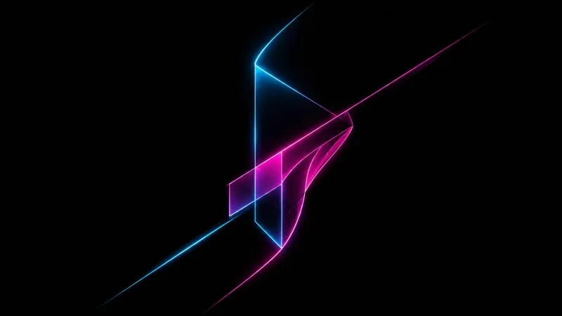 Neon Glow AMOLED Wallpaper wallpaper preview