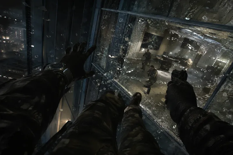 Realistic Tactical Window Breach Wallpaper 4K wallpaper preview