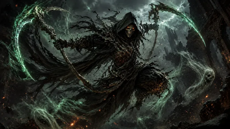 Shadow Reaper Action Wallpaper wallpaper preview
