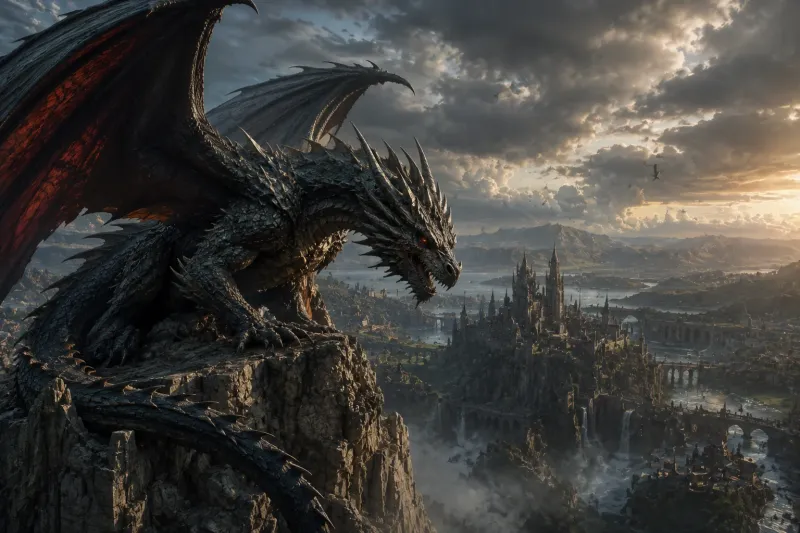 The Black Dragon – Guardian of the Forgotten Kingdom wallpaper preview