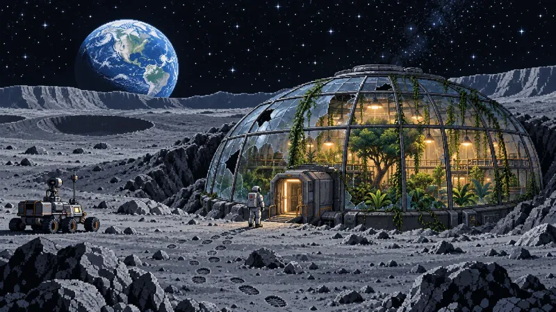 The Last Garden on the Moon wallpaper preview