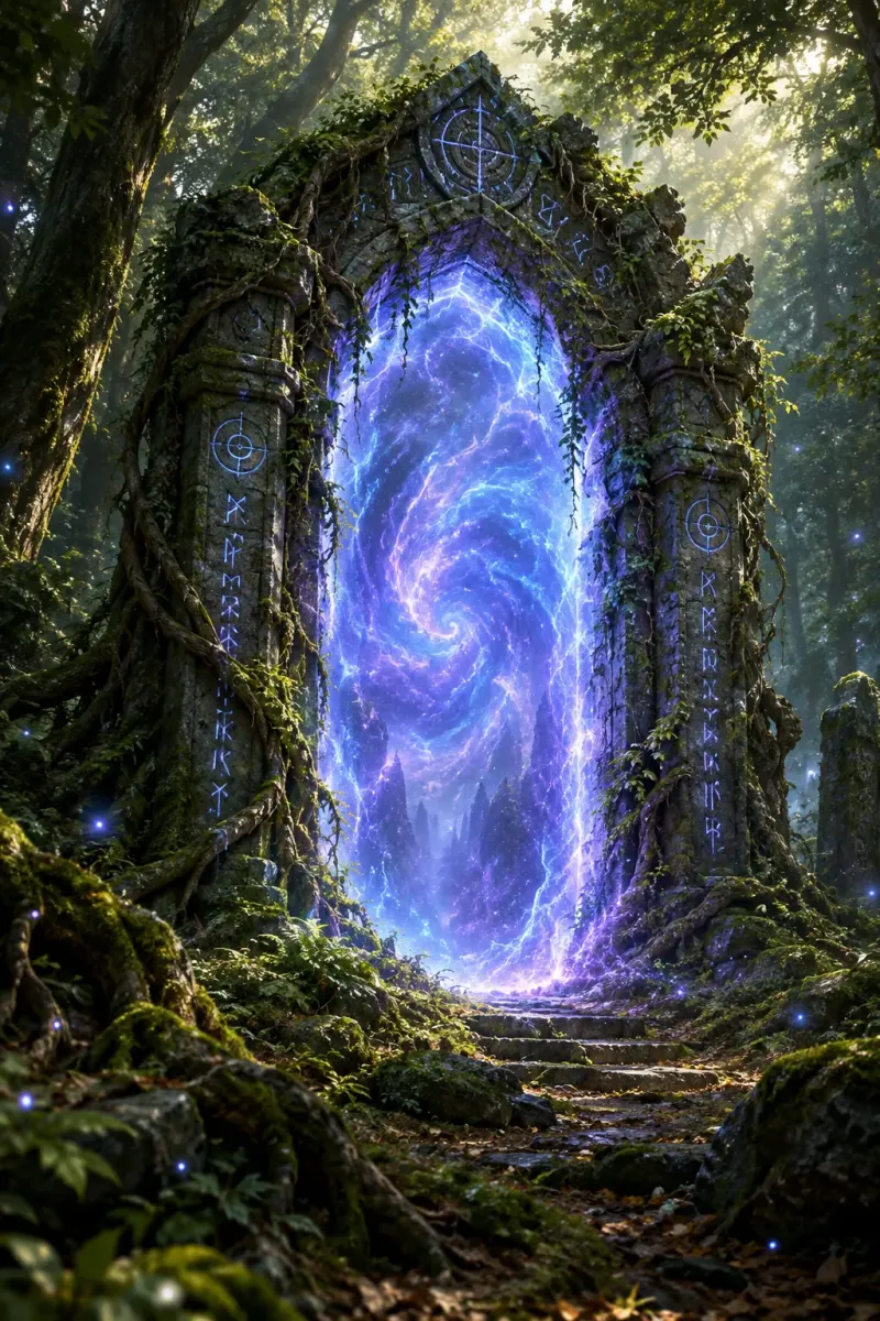 Threshold Ancient Portal Fantasy Wallpaper wallpaper preview
