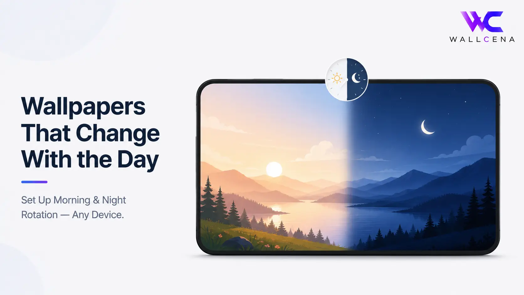 How to Set Up a Rotating Wallpaper Based on Time of Day (Morning/Night Themes)