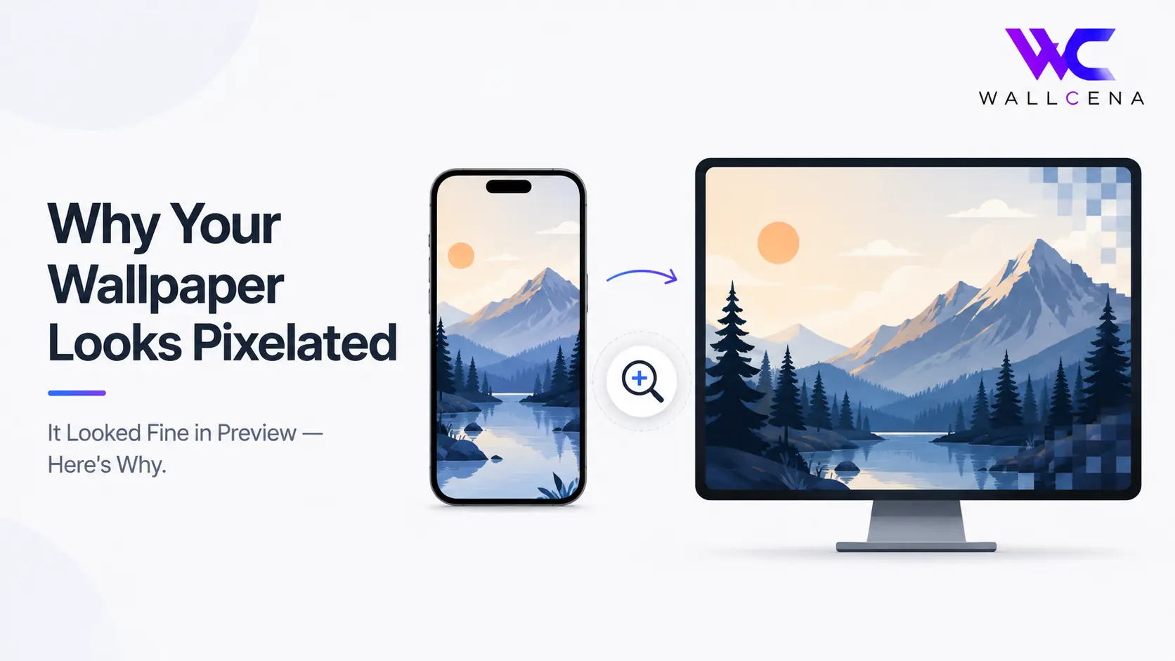 Why Your Wallpaper Looks Fine in Preview but Pixelated After Setting It (The Real Cause)