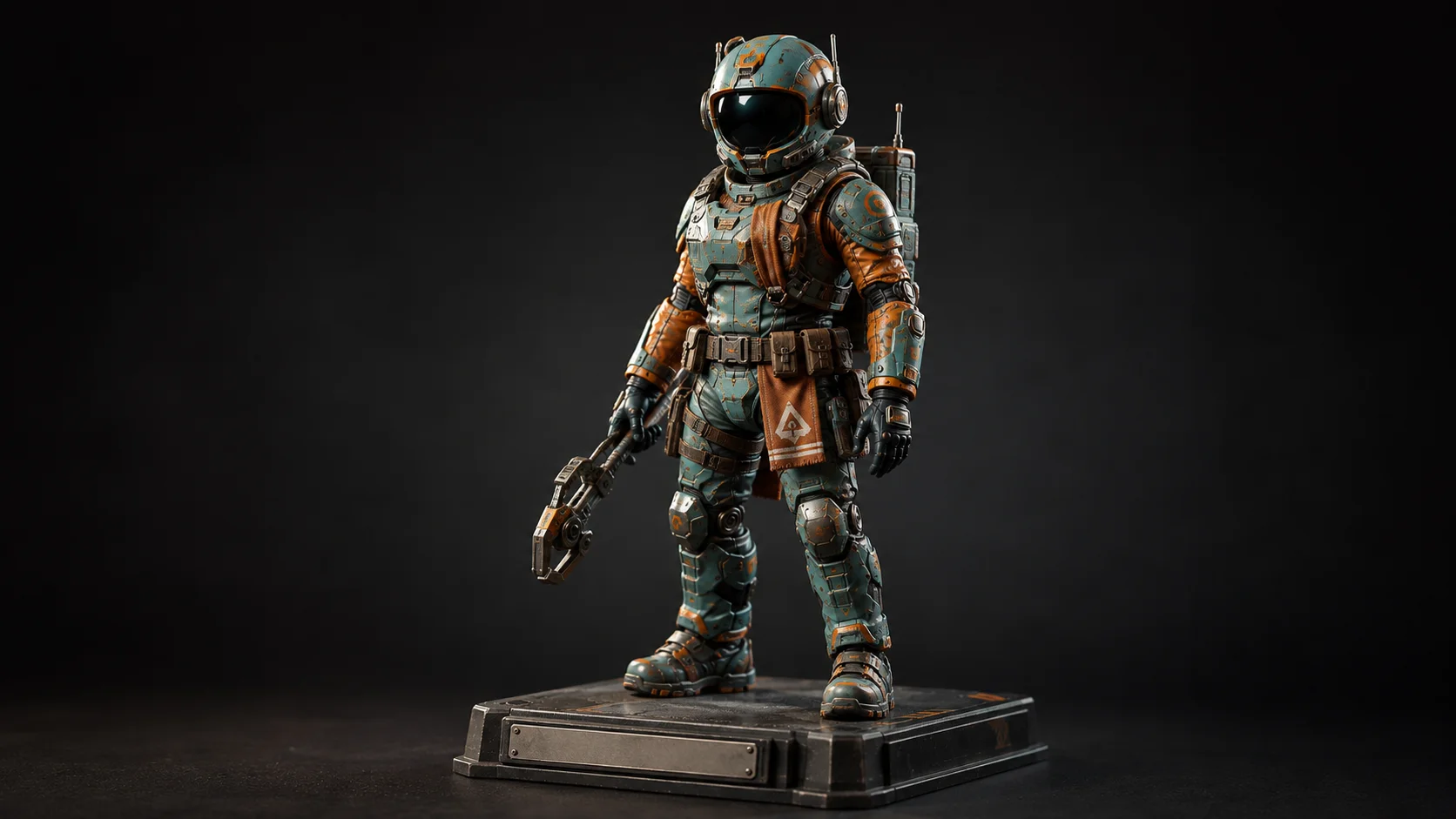 Battle Ready 3D Action Figure Wallpaper wallpaper full preview