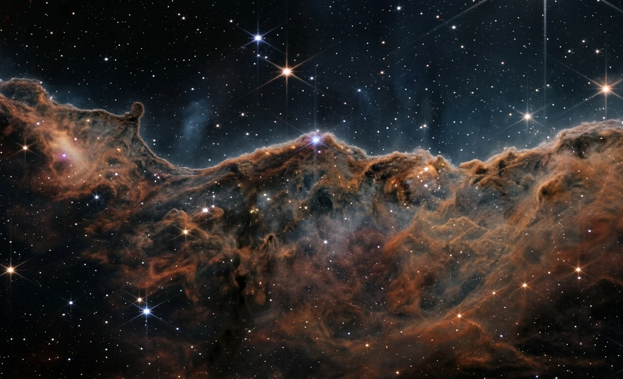 Cosmic Bloom Nebula Space Wallpaper