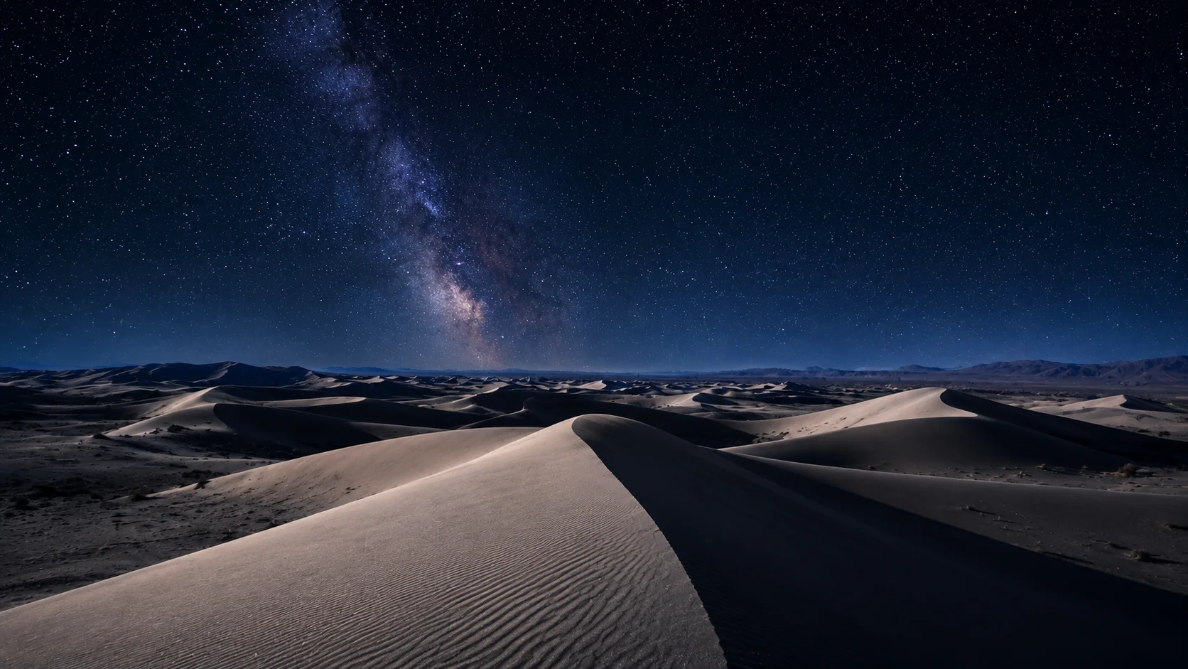 Desert Night Stars wallpaper full preview