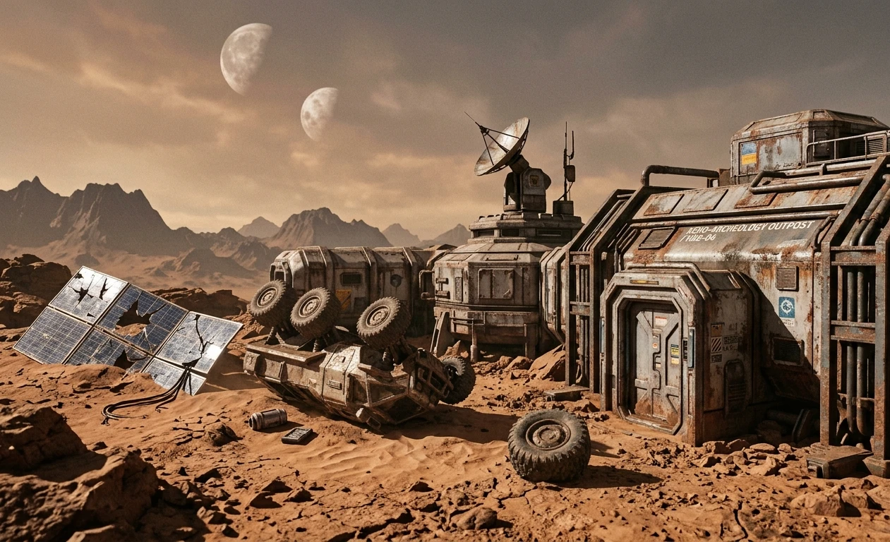 Forgotten Outpost Sci-Fi Alien Wallpaper wallpaper full preview