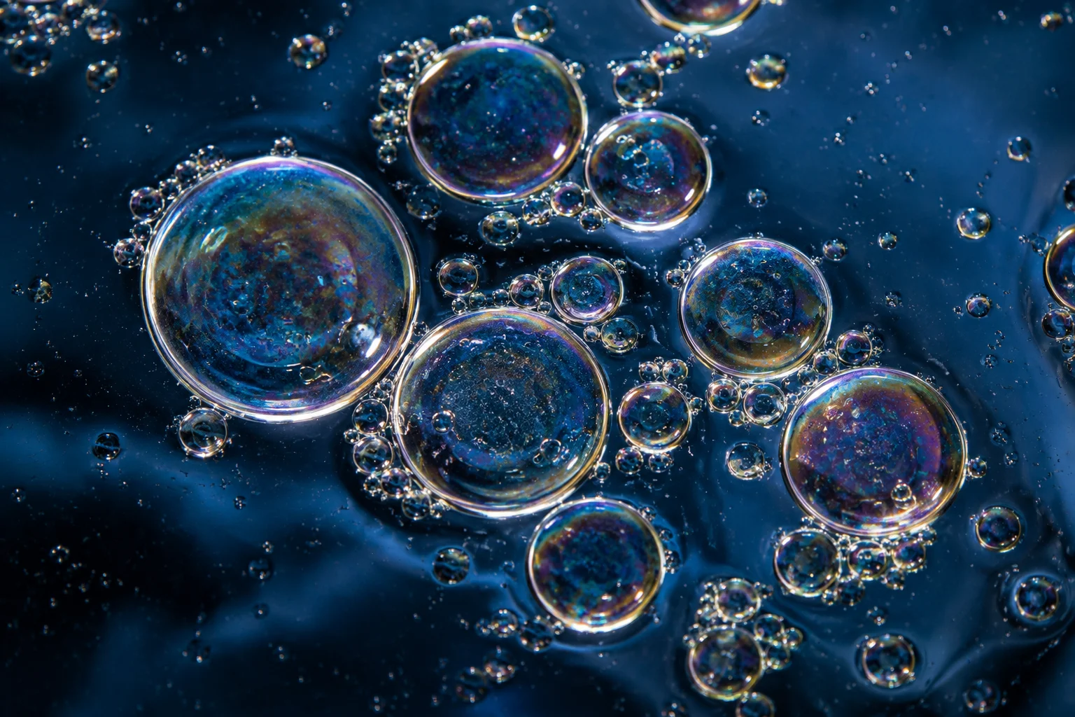 Liquid Prism Abstract Oil Bubble Wallpaper wallpaper full preview
