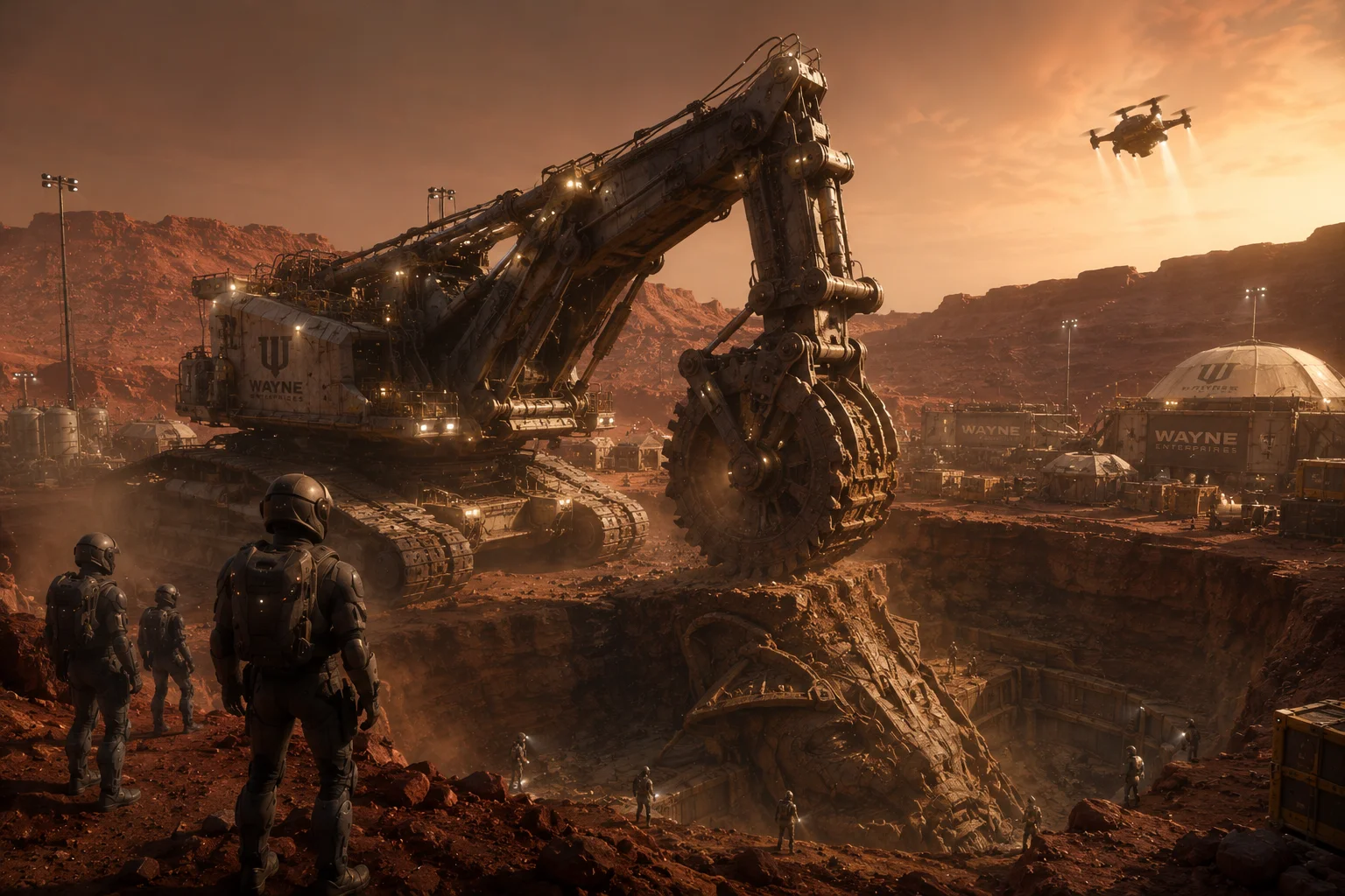 Mars Excavation Project: Discovering the Secrets Beneath the Red Planet wallpaper full preview