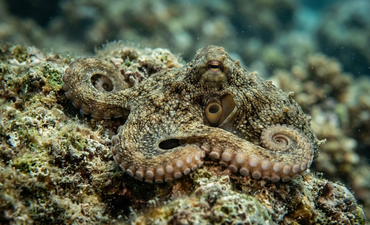 Master of Disguise Octopus Underwater Wallpaper