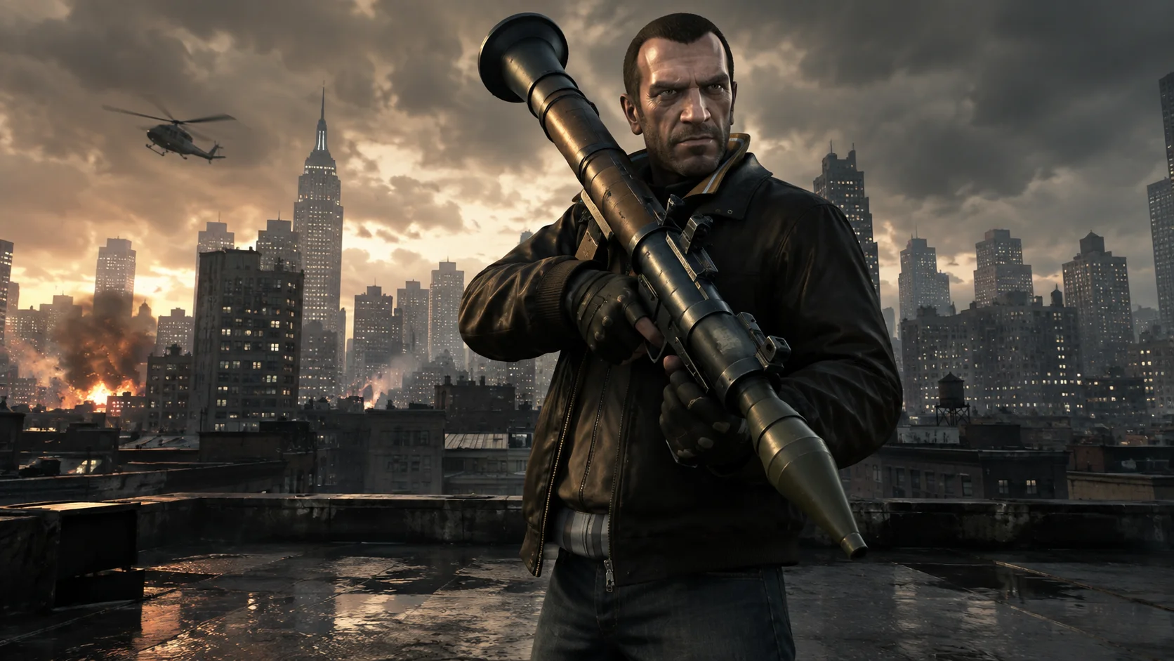 Niko Bellic – Urban Inferno wallpaper full preview