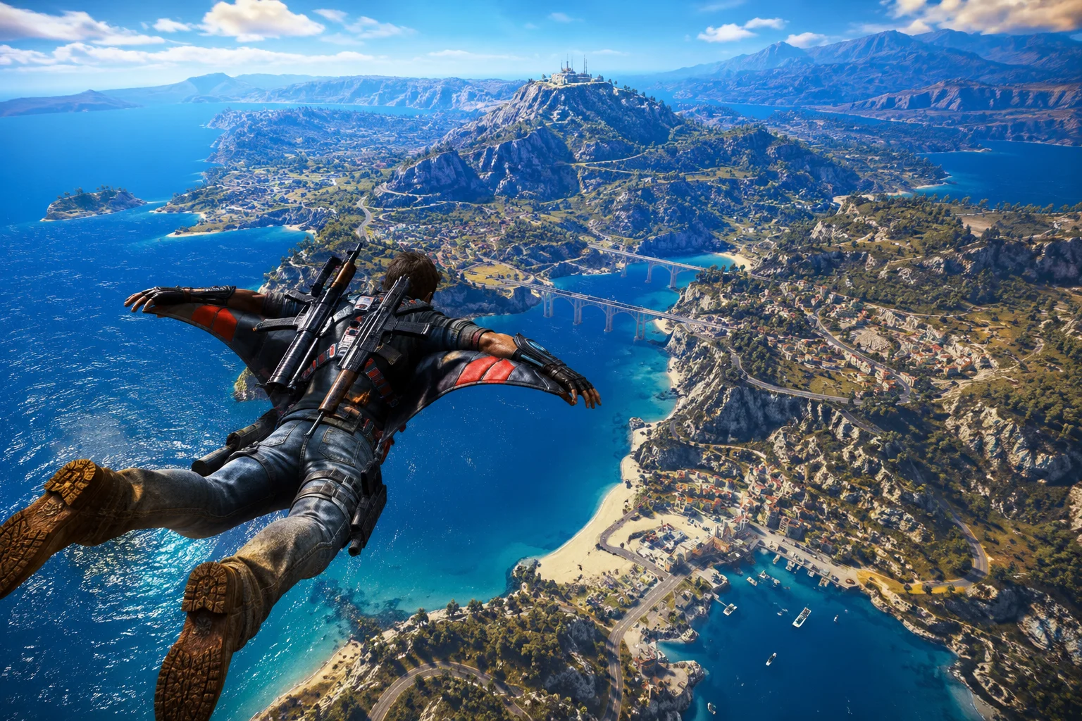 Open World Wingsuit Adventure Wallpaper 4K