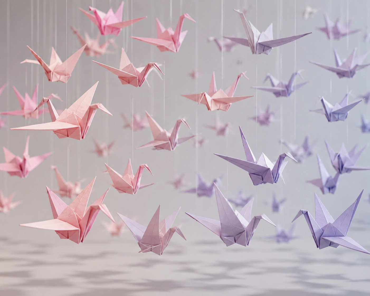 Paper Flight 3D Origami Crane Wallpaper wallpaper full preview