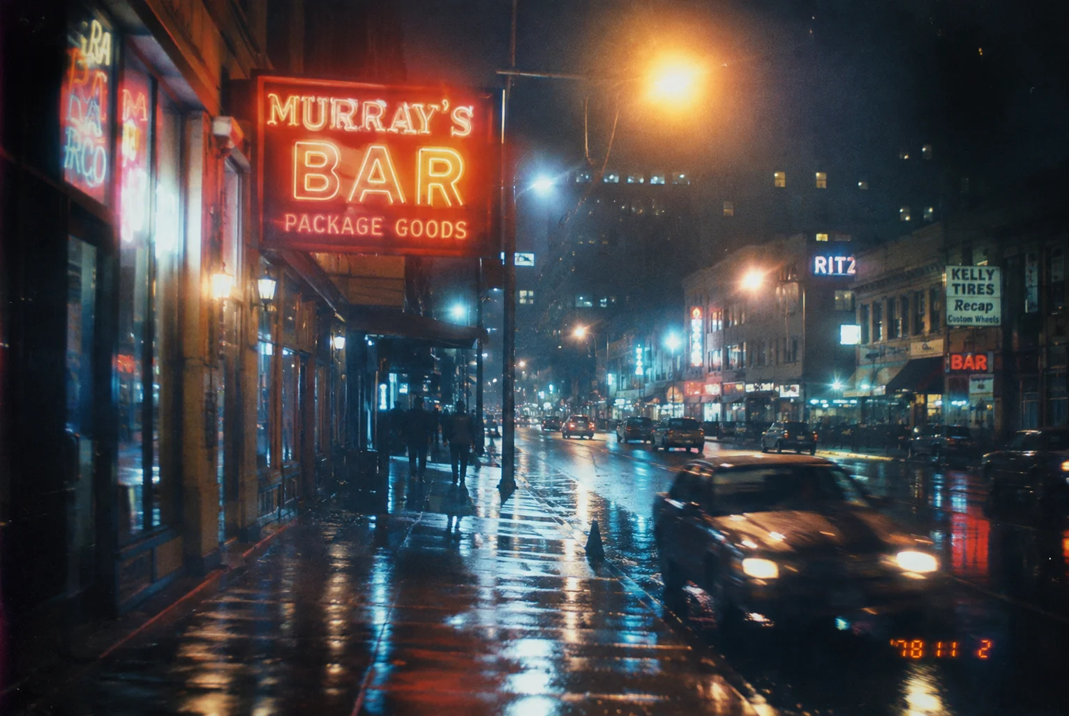 Rain: A Vintage City Night