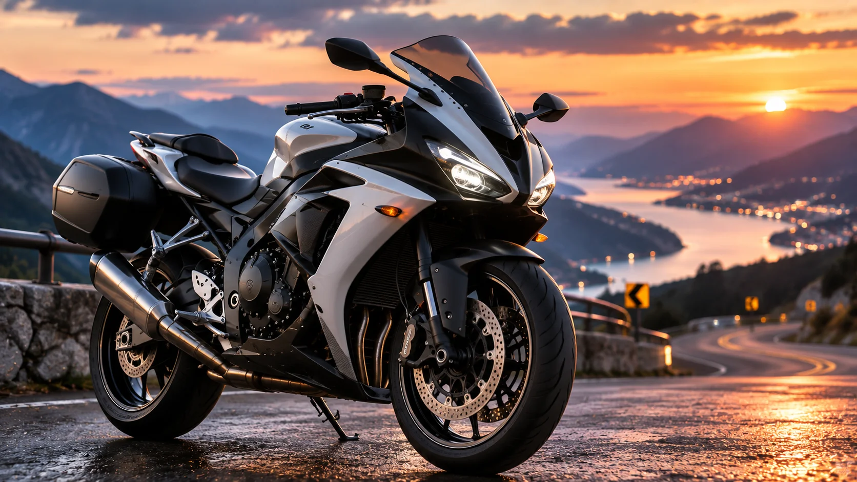 Sport Touring Motorcycle Wallpaper wallpaper full preview
